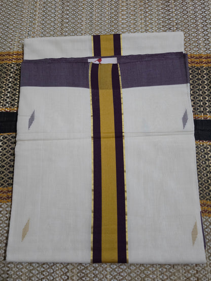 Set Saree Handloom - UNAKAPAVU(R) - MG - SSH100077