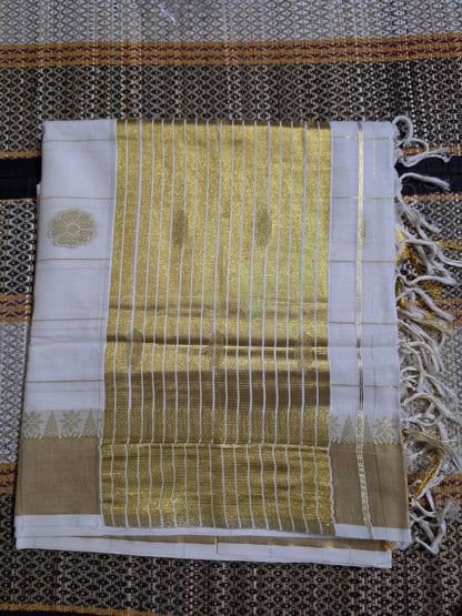 Set Saree - Rich Gold Zari - SSP100087