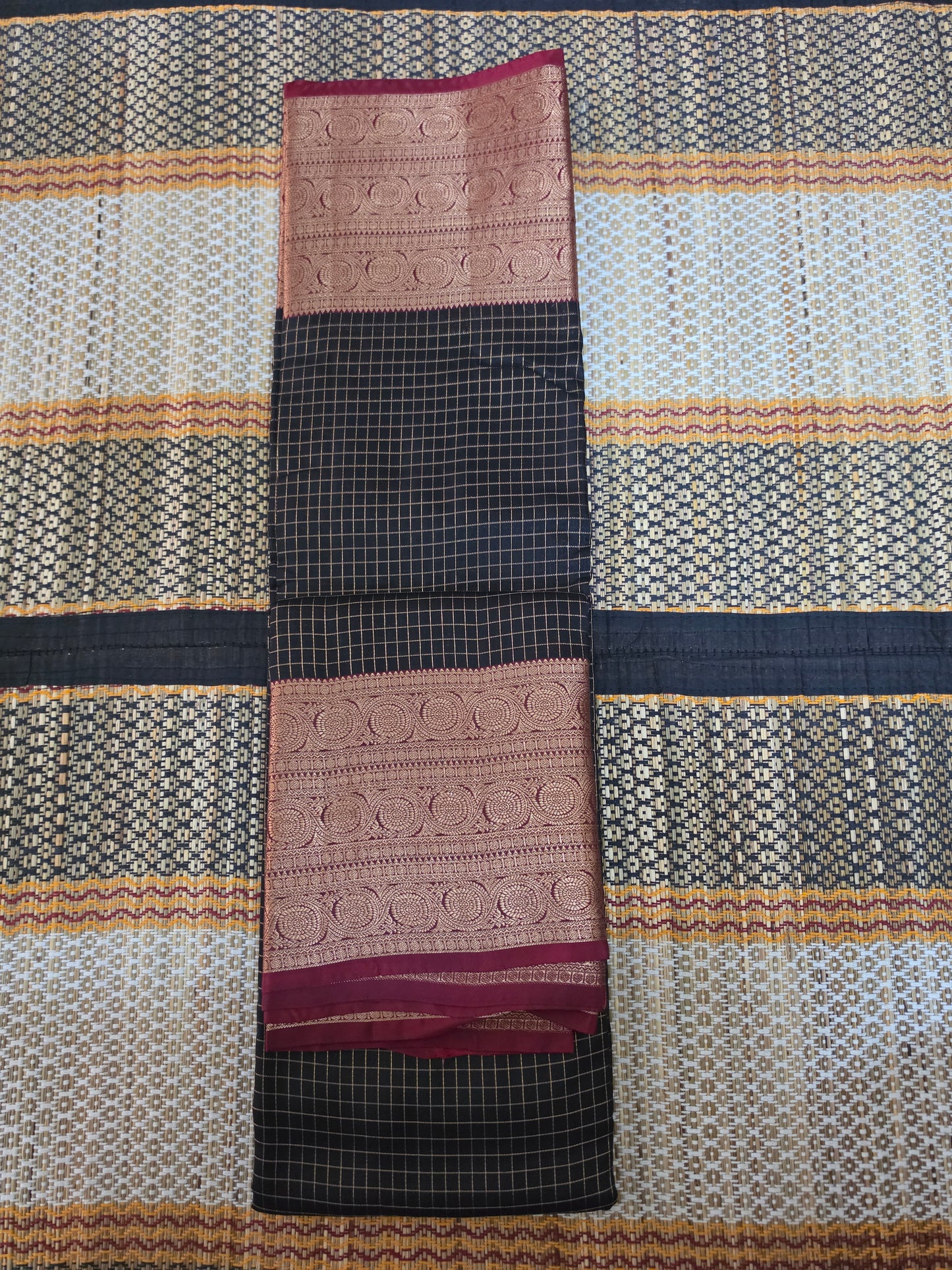 Kanchi Silk Saree Vairaoosi Black - KSS100132