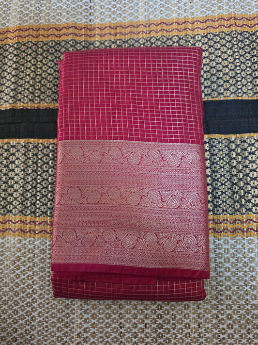 Kanchi Silk Saree Vairaoosi Red - KSS100001