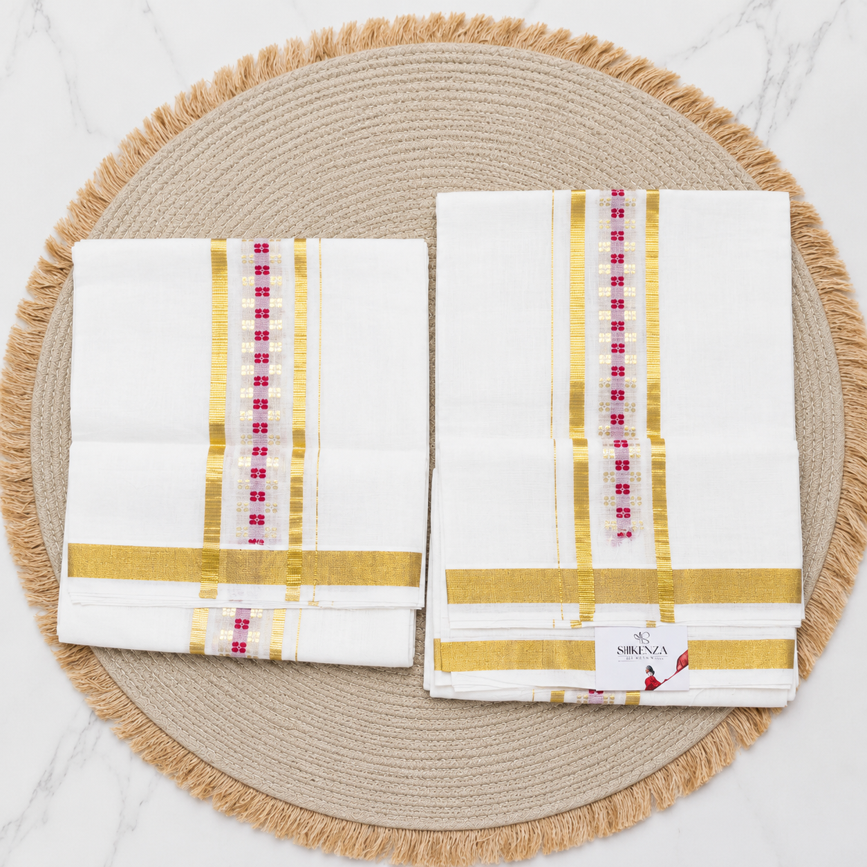 Set Mundu Handloom - 1BALEBUTTA (K) -1 -SMH100083