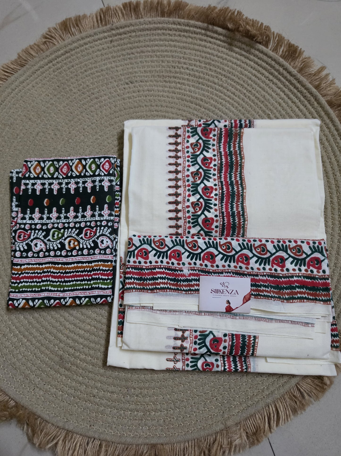 Set Mundu - Green & Red - SMP100113