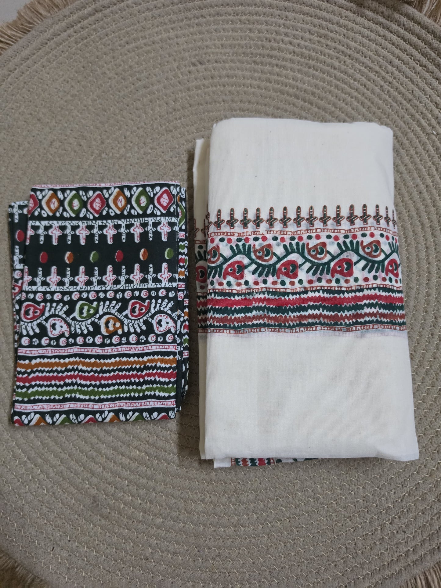 Set Mundu - Green & Red - SMP100113